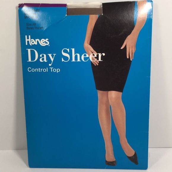 Hanes Accessories Hanes Day Sheer Control Top Barely There Size Ab
